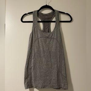 Lululemon Gray Swiftly Racerback Tank Sz 10